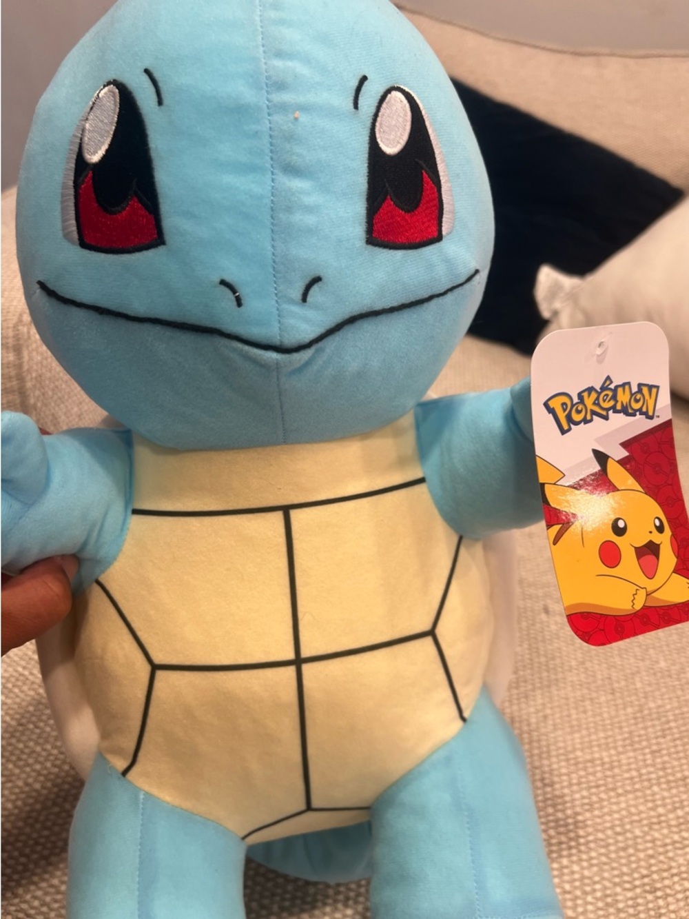 Pokémon Squirtle Plush - Light Blue & Cream